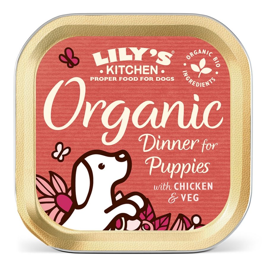 Lilys Kitchen Dog Tray Organic Dinner For Puppies Chicken
