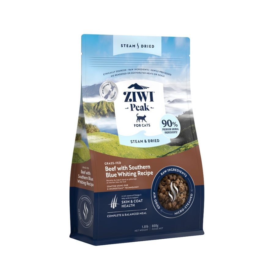 Ziwipeak Cat Steam & Dried Beef Pouch 80