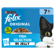 Felix Original Senior Fish Selection in Jelly 12x85g