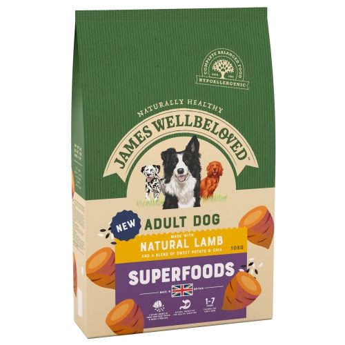 James Wellbeloved Superfoods Adult Lamb with Sweet Potato & Chia