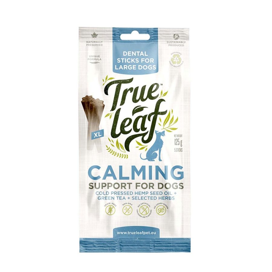 True Leaf Calming Dog Dental Sticks Large