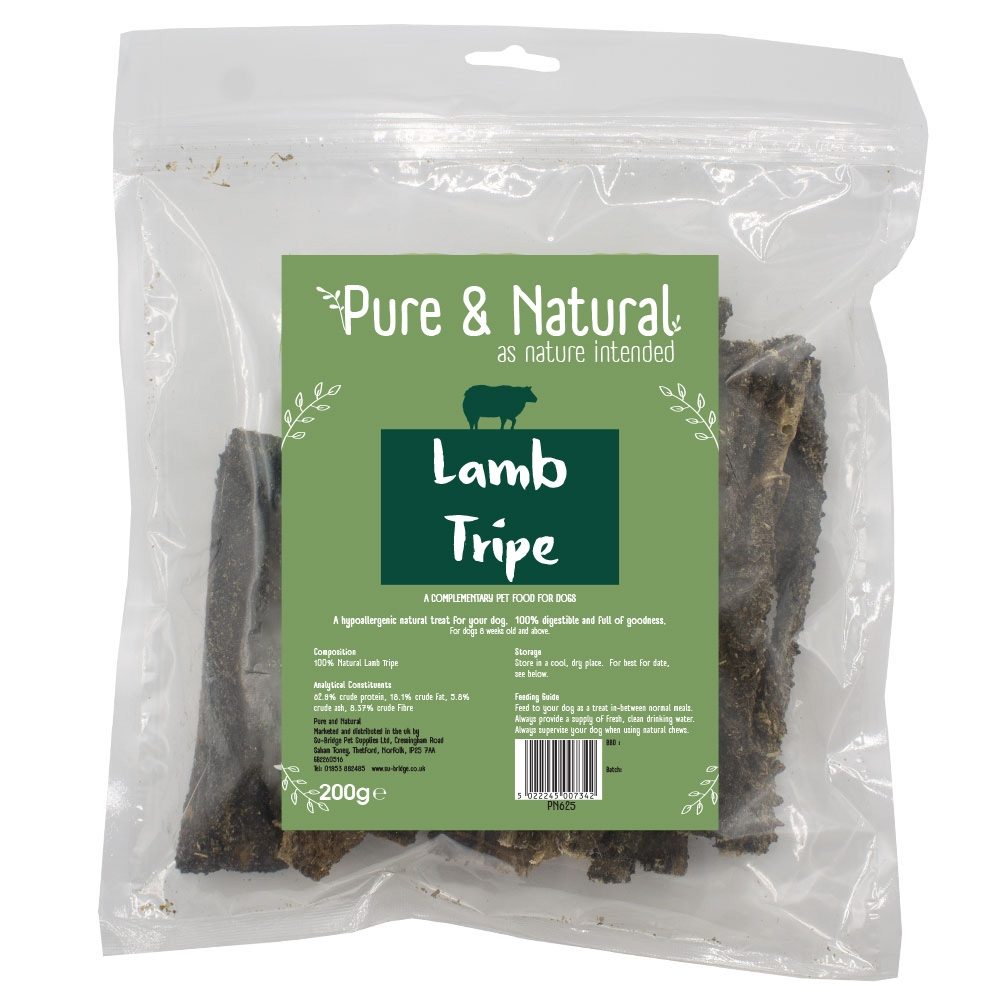 Pure & Natural Lamb Tripe - Su-Bridge Pet Supplies