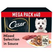 Ceasar Dog Pouches Sauce Selection in Gr