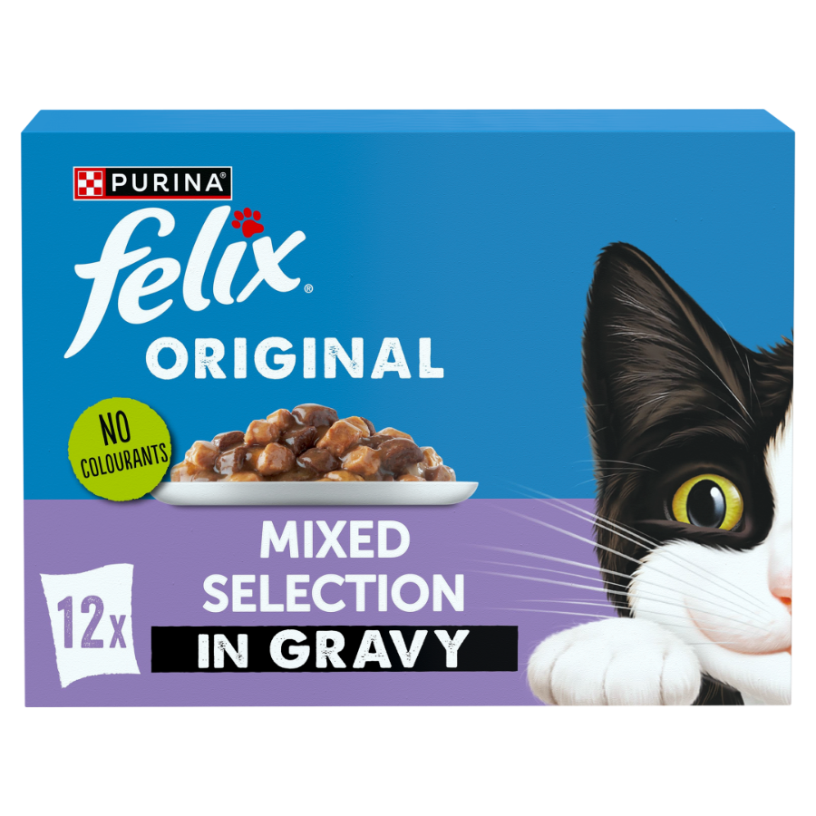 Felix Original Mixed Selection in Gravy 12x85g