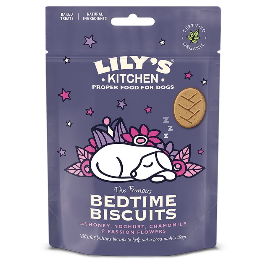 Lilys Kitchen Dog Bedtime Biscuit Treats with Honey, Yogurt & Passion Flowers
