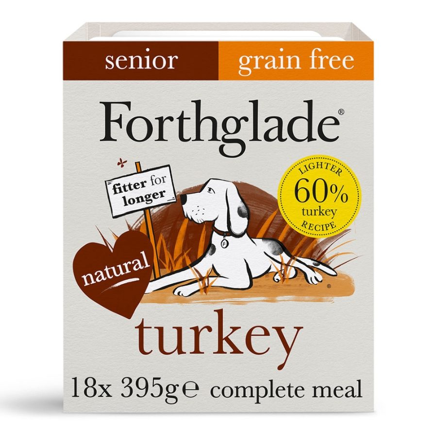 Forthglade Complete Meal Senior Dog Grain Free Turkey with Butternut Squash & Veg