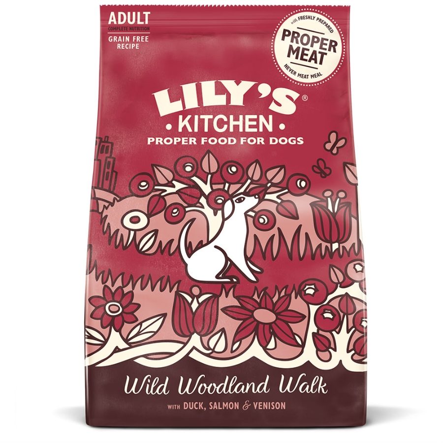 Lilys Kitchen Dog Complete Dry Wild Woodland Walk Duck Salmon & Venison