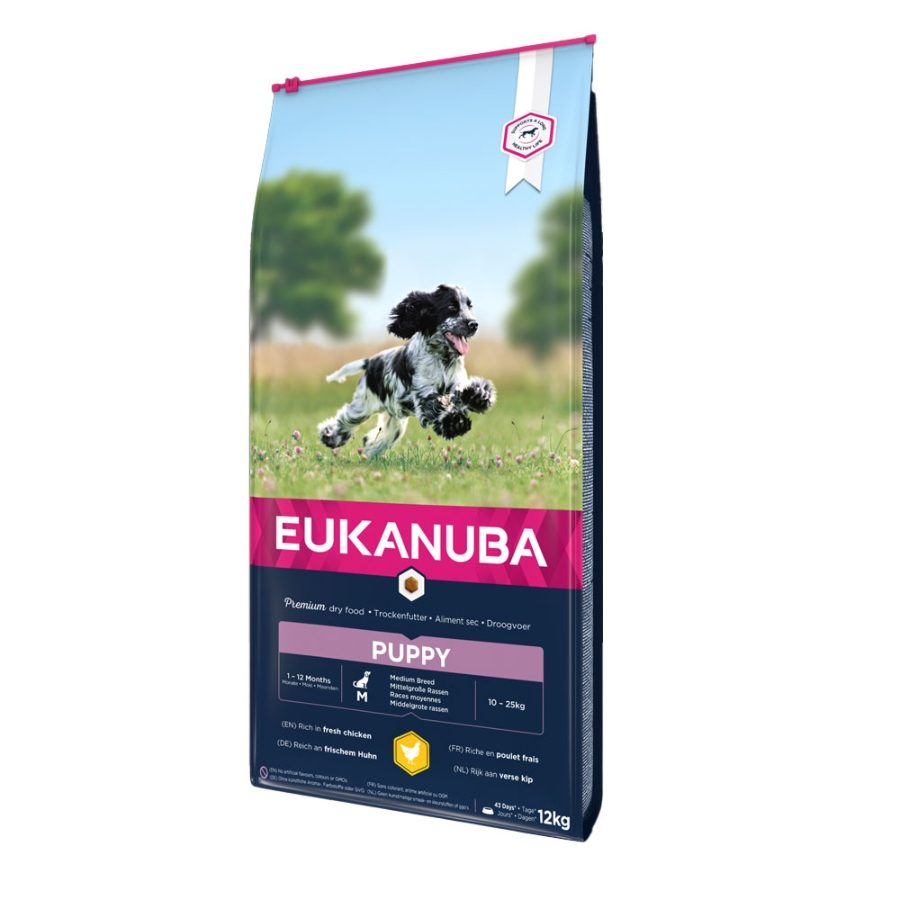Eukanuba Puppy Chicken Medium Breed 12kg