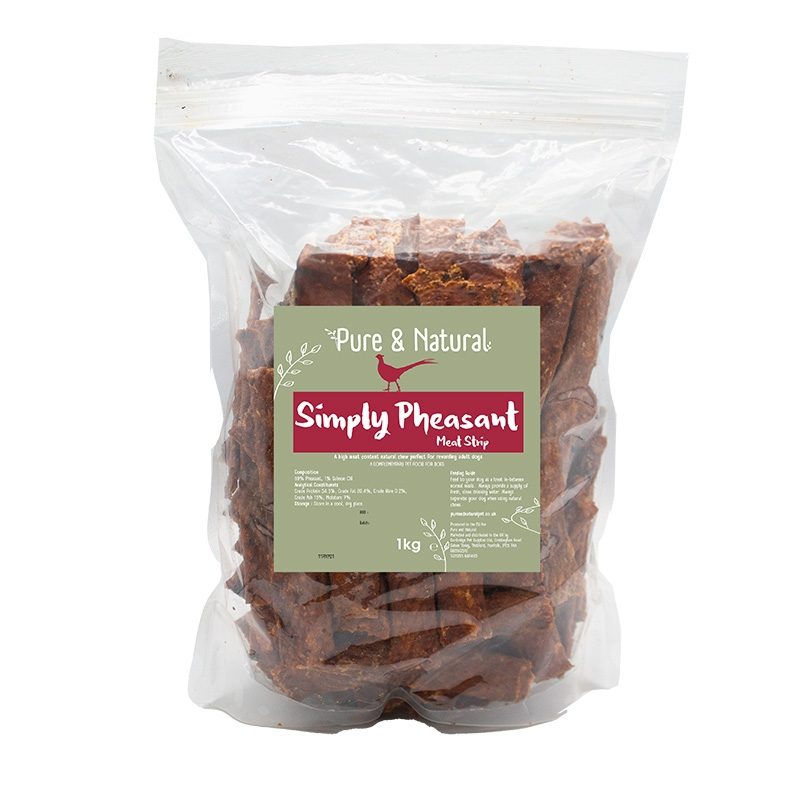 Pure & Natural Simply Pheasant Meat Strips