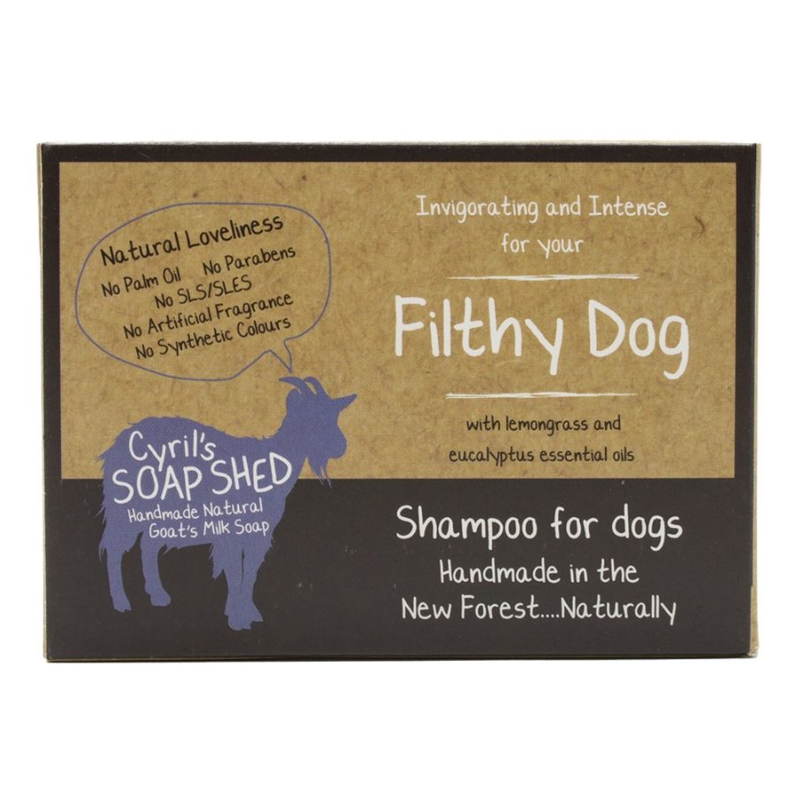 Cyrils Soap Shed Filthy Dog Lemongrass & Eucalyptus Soap Bar