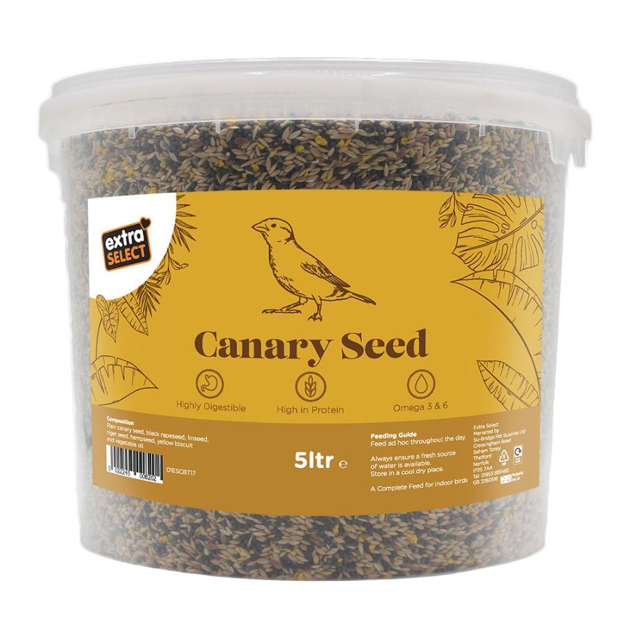 Extra Select Mixed Canary Seed Bucket