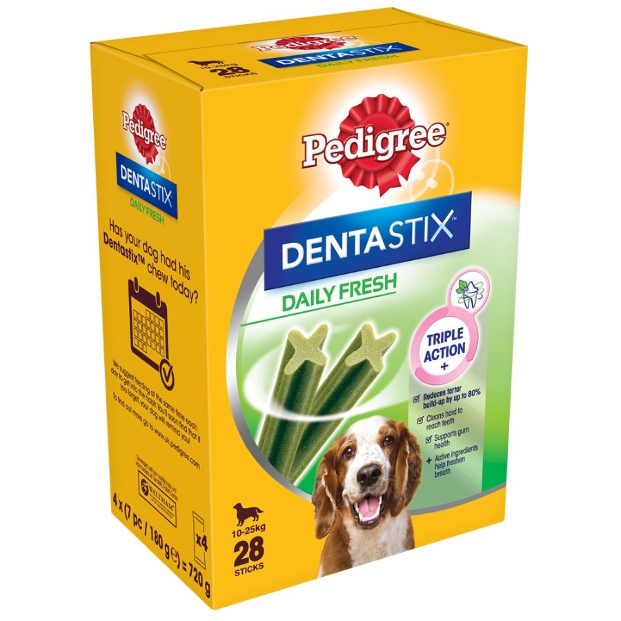 Pedigree Dentastix Fresh Daily Dental Chews Medium Dog