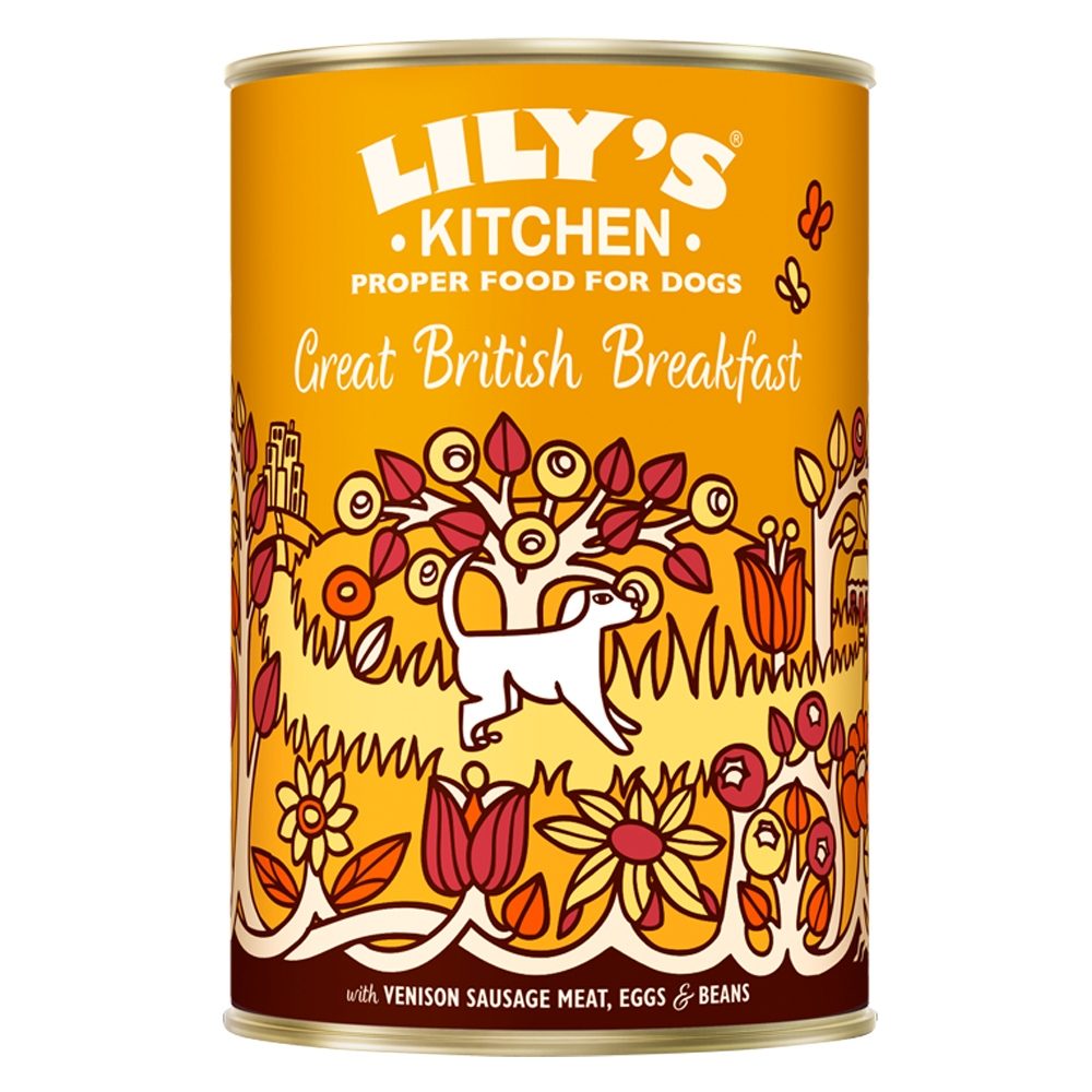 Lilys Kitchen Dog Tin Great British Breakfast | Su-Bridge Pet Supplies ...