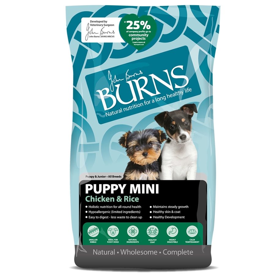 Burns Mini Puppy Food with Chicken & Rice