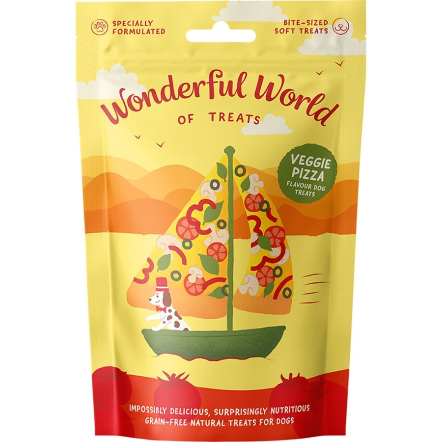 Wonderful World Of Treats Veggie Pizza 50g