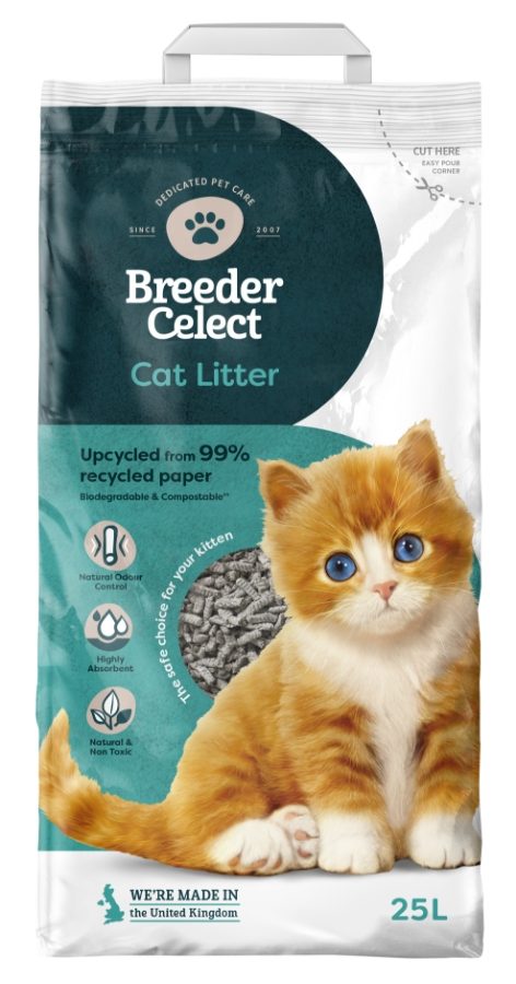 Breeder Celect Cat Litter 25ltr