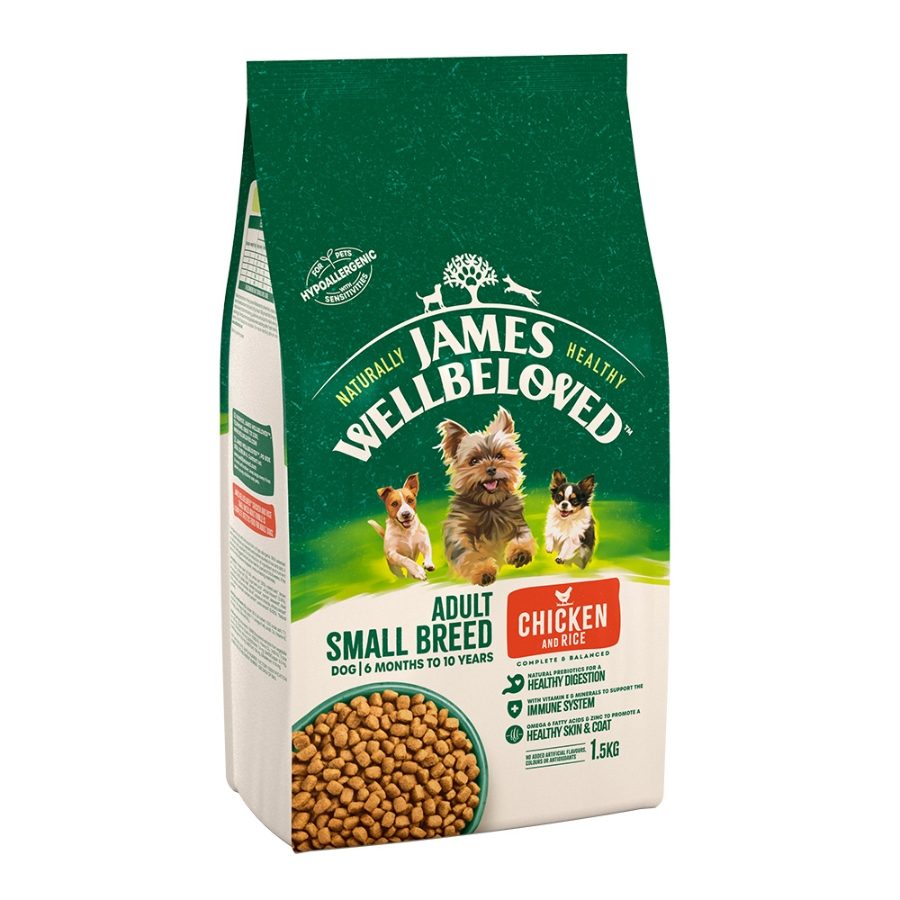 James Wellbeloved Adult Small Breed Chicken & Rice