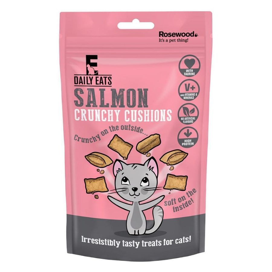 Rosewood Daily Eats Salmon Crunchy Cushions
