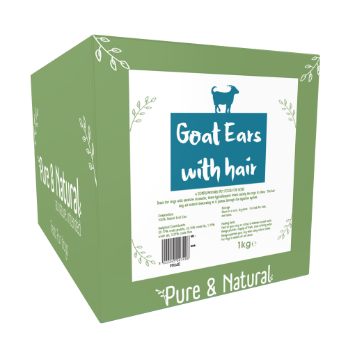 Pure & Natural Goat Ear With Hair