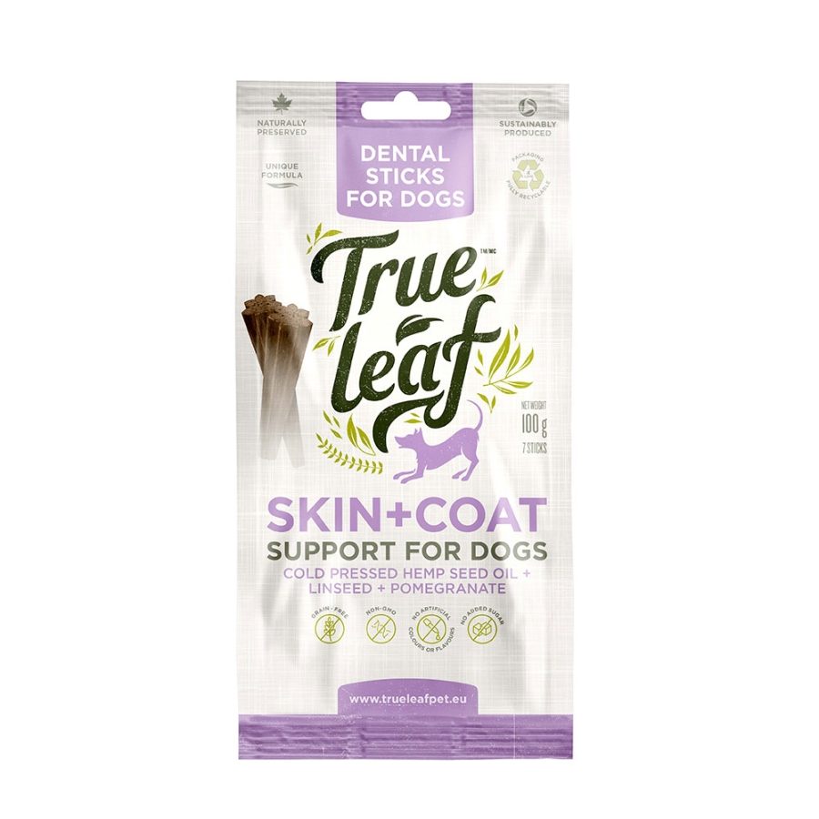 True Leaf Skin & Coat Dog Dental Sticks