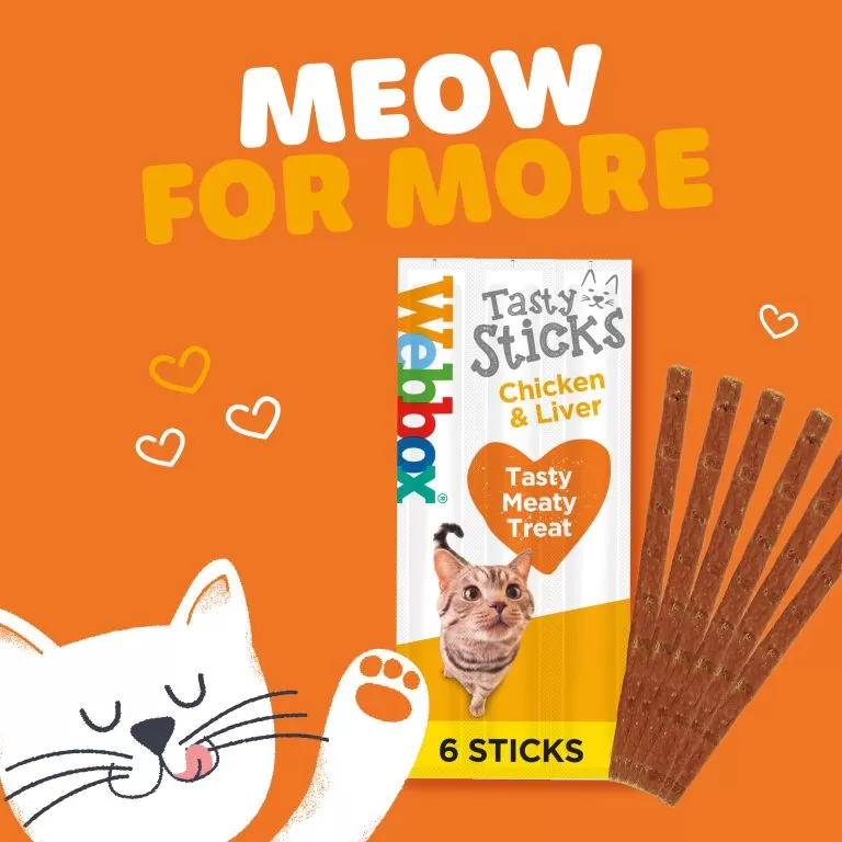 Webbox Cat Delight Tasty Sticks Chicken with Catnip