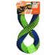 N039 Nerf Dog Nylon Square Braided Twist