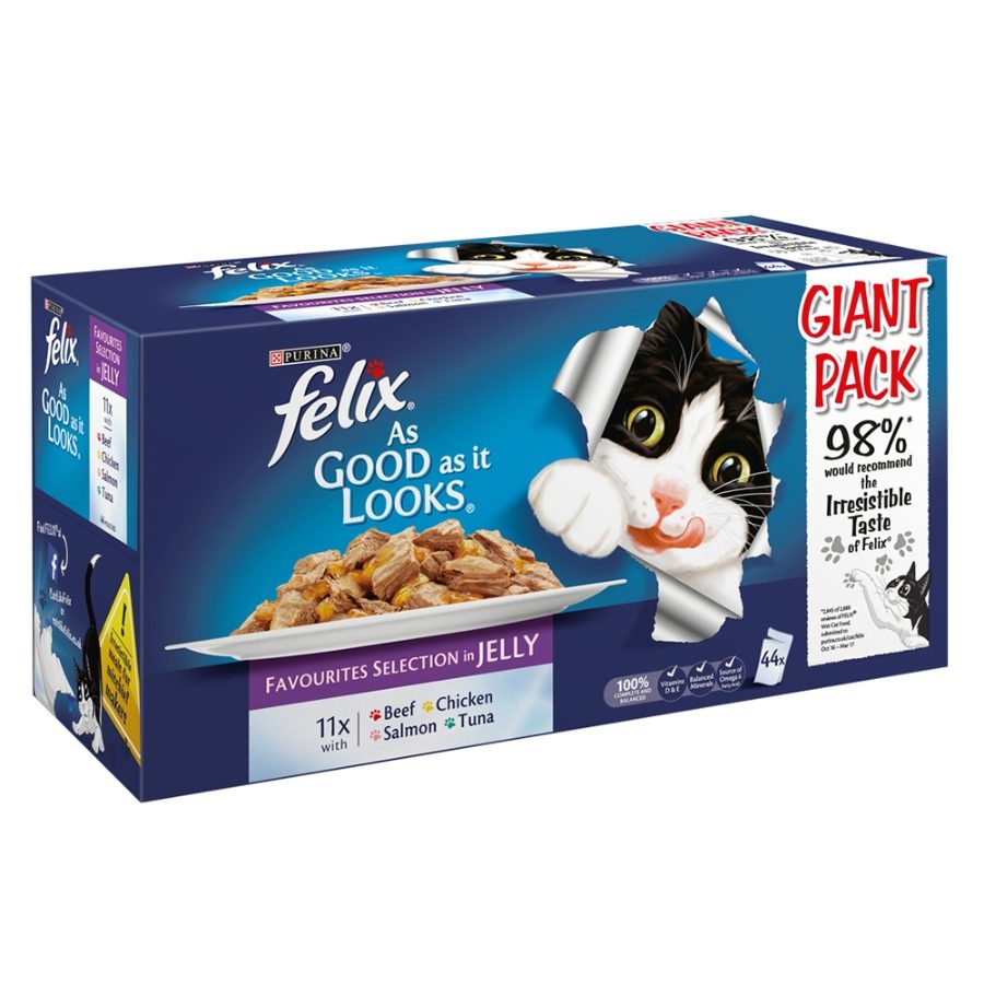 Felix Cat Pouch As Good As It Looks Favourites Selection in Jelly