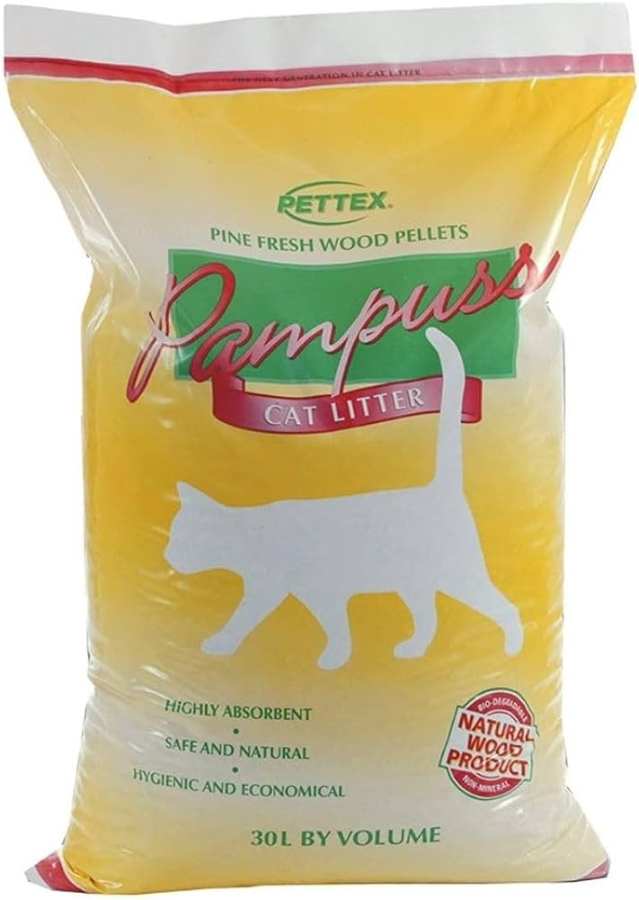 Pampuss Woodbased Cat Litter 30ltr - Spe