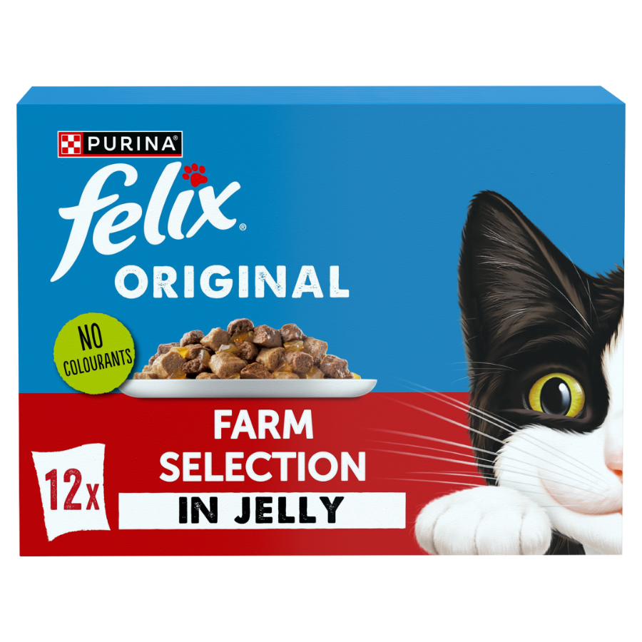 Felix Original Farm Selection in Jelly 12x85g