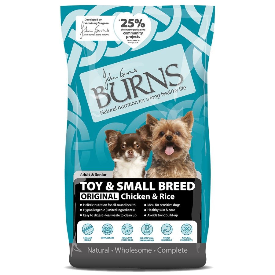 Burns Adult Dog Small/Toy Breed Chicken & Rice