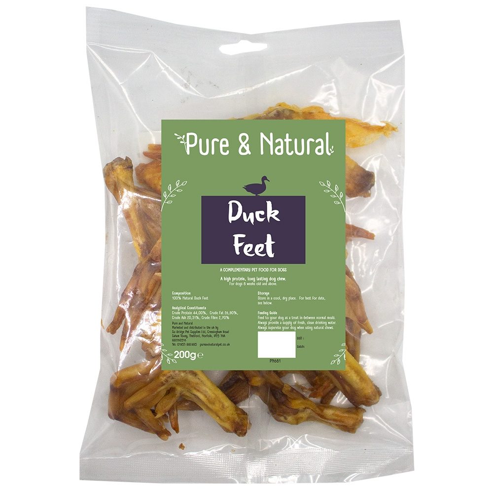 Pure & Natural Duck Feet - Su-Bridge Pet Supplies