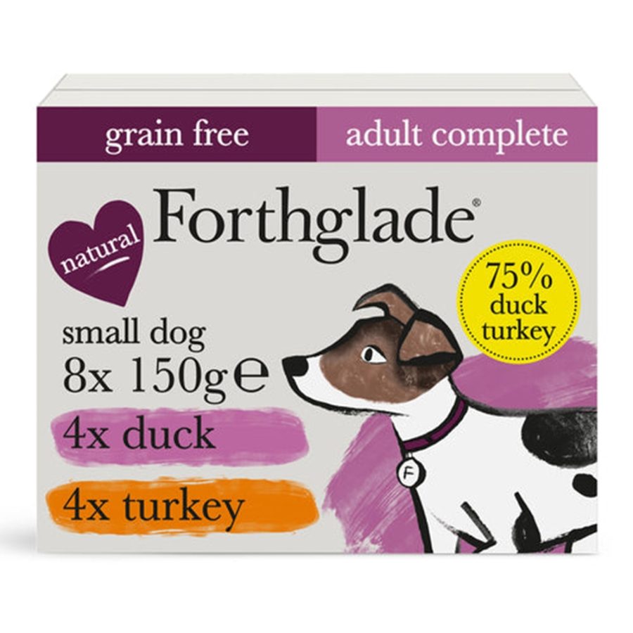 Forthglade Complete Small Dog Grain Free Variety Duck and Turkey