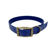 Trinkety Paws Country Collection Biothane Dog Collar Navy