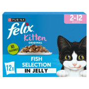 Felix Original Kitten Fish Selection in Jelly 12x85g