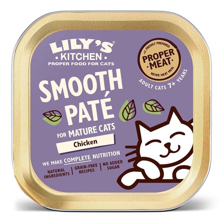 Lilys Kitchen Cat Tray Mature Cat Smooth Pate Chicken