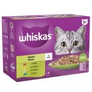 Whiskas Pouch 1+ Cat Mixed Menu in Jelly