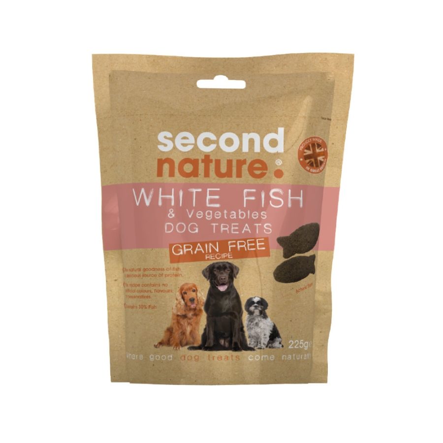 Second Nature Grain Free Fish & Vegetable Dog Treats
