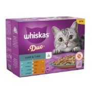 Whiskas Pouch 1+ Cat Duo Surf & Turf in Jelly
