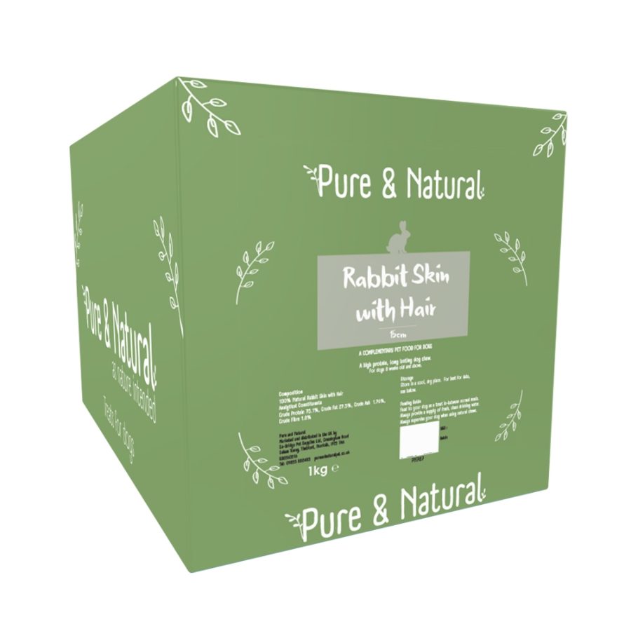 Pure & Natural Rabbit Skin with Hair
