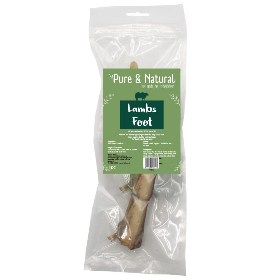 Pure & Natural Lamb Foot Natural