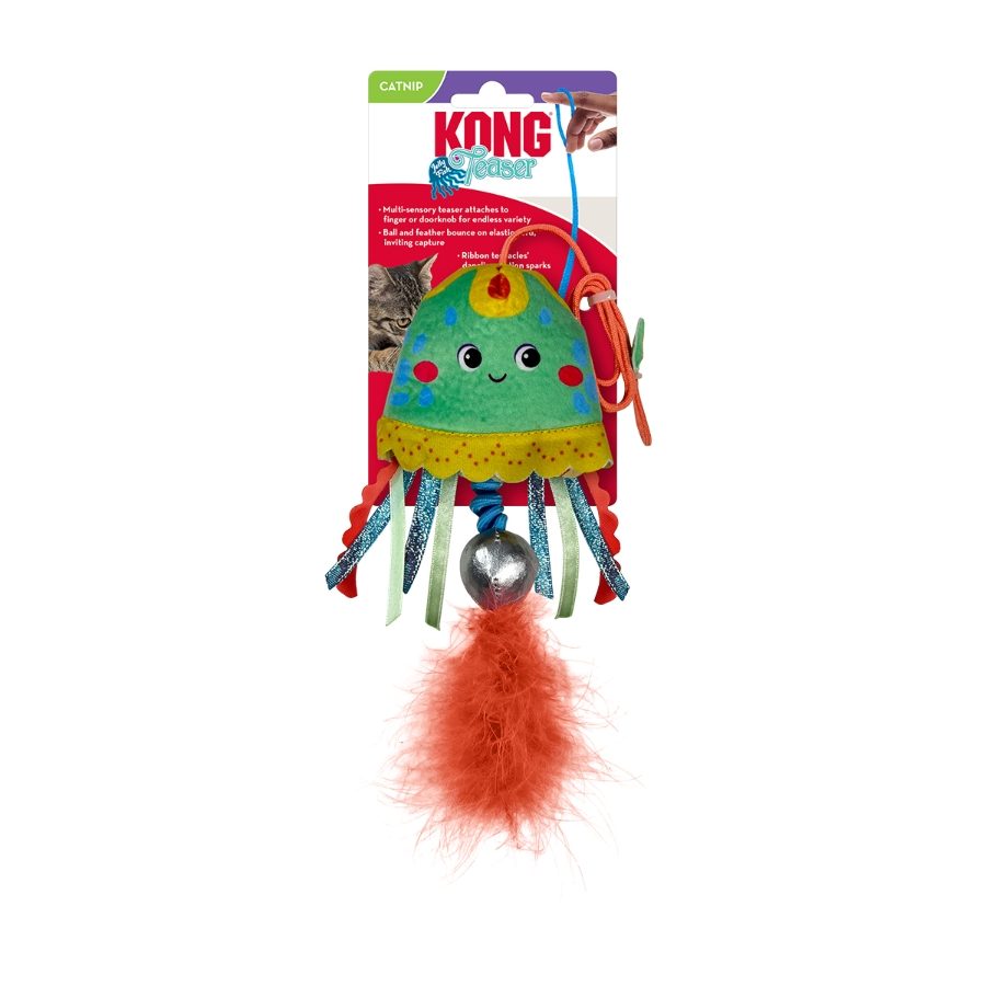 KONG Teaser Jellyfish Assorted CAT63E