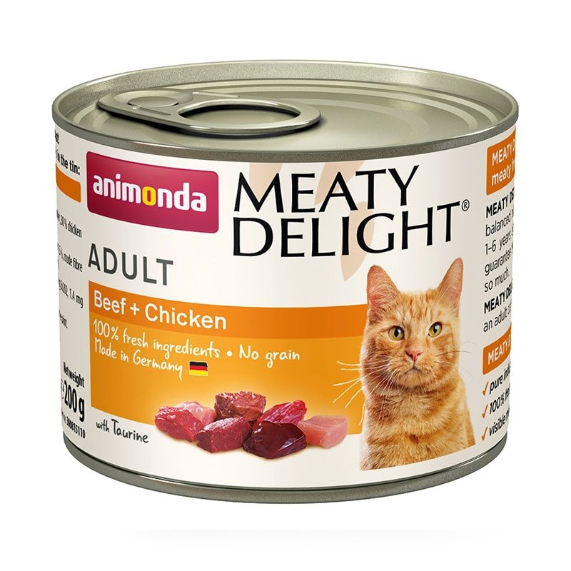 Animonda Adult Meaty Delight Tin Beef & Chicken