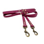 Trinkety Paws Country Collection Biothane Dog Lead Burgundy