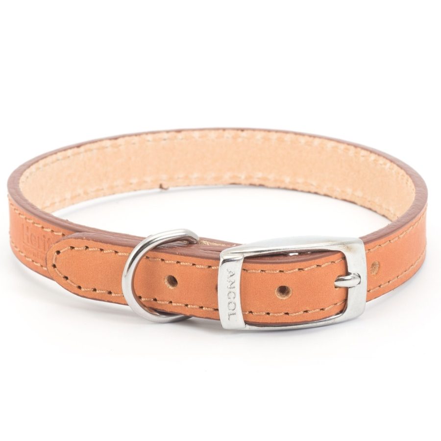 Ancol Leather Collar - Su-Bridge Pet Supplies