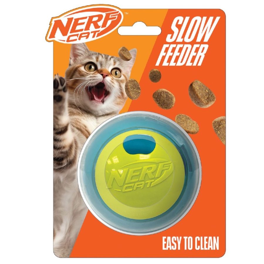 N044 Nerf Cat Puzzle Feeder Ball 3.5in B