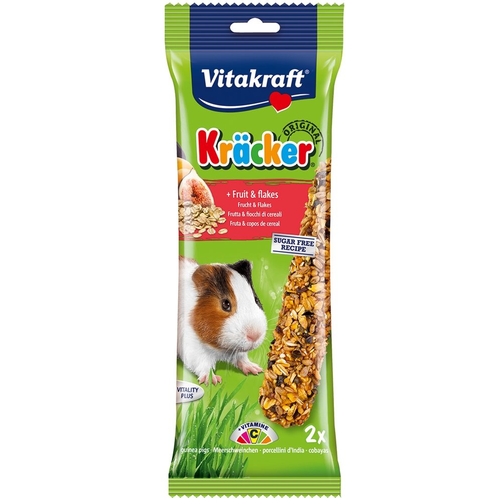 Vitakraft Guinea Pig Fruit Flakes Cracker Sticks Su Bridge Pet